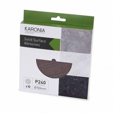 Karonia Sanding Discs 150mm - P240 (Box of 10)